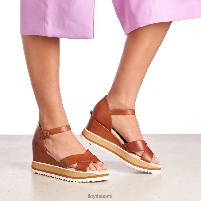 kenkiä LLOYD kiila sandaali ruskea naiset 2N8DX1204