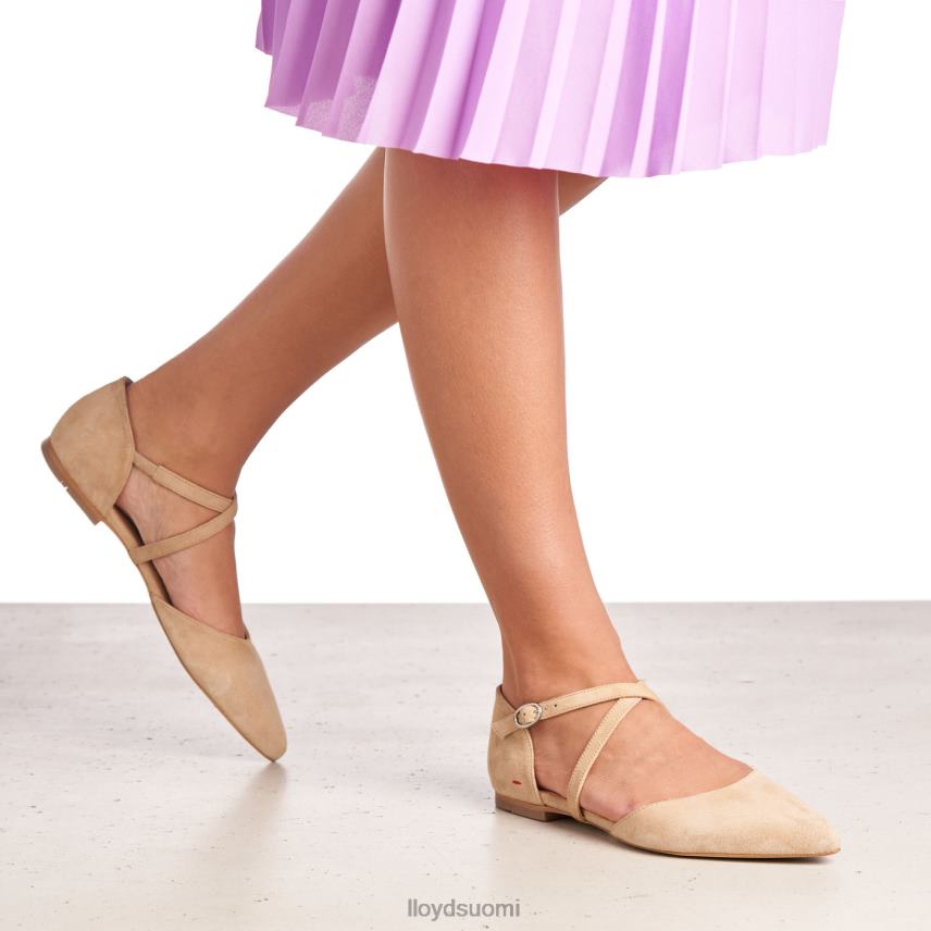 kenkiä LLOYD mokkanahkapintaiset sandaalit beige naiset 2N8DX1165