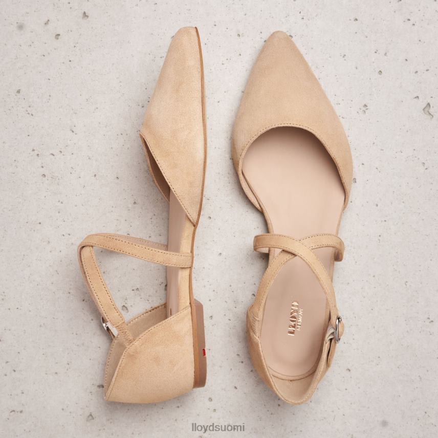 kenkiä LLOYD mokkanahkapintaiset sandaalit beige naiset 2N8DX1165