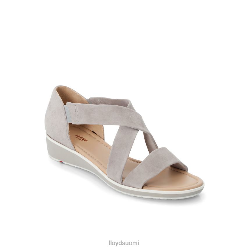 kenkiä LLOYD mokkanahkapintaiset sandaalit harmaa naiset 2N8DX1247