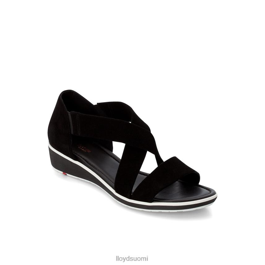 kenkiä LLOYD mokkanahkapintaiset sandaalit musta naiset 2N8DX1248
