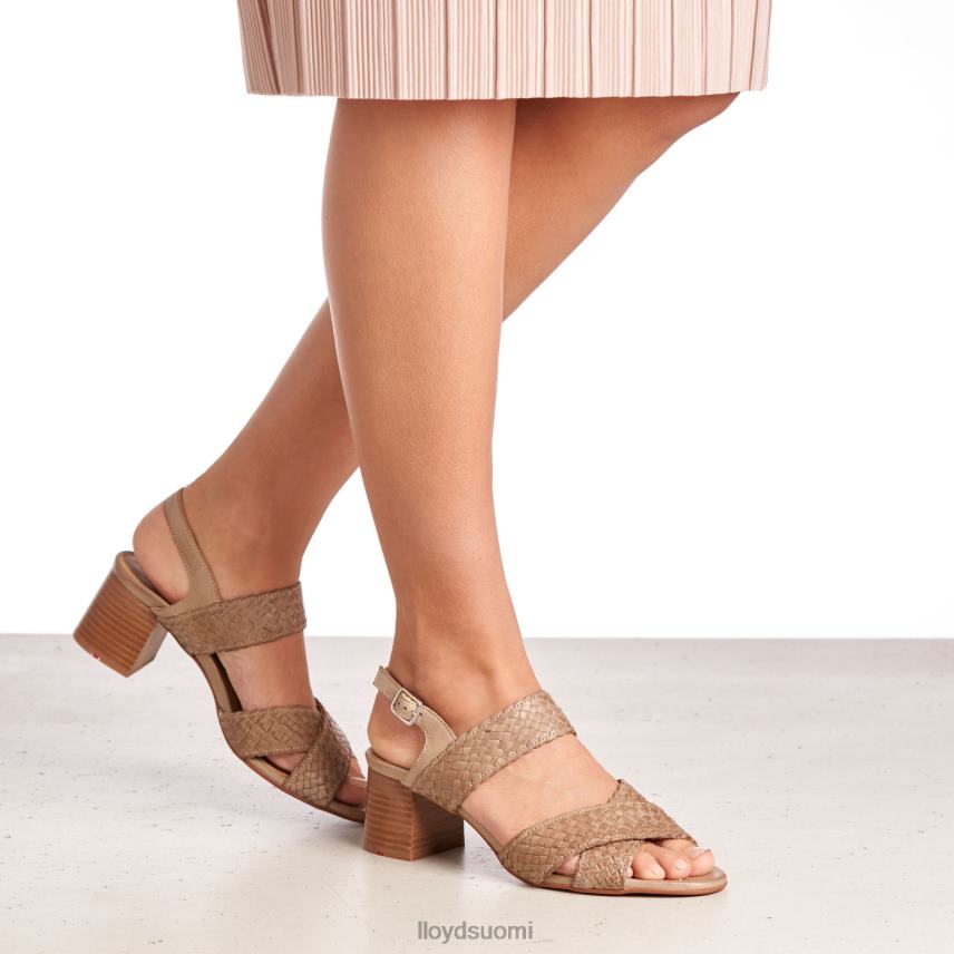 kenkiä LLOYD nahkainen sandaali beige naiset 2N8DX1217
