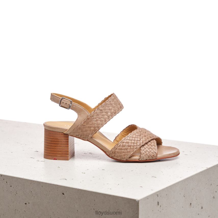 kenkiä LLOYD nahkainen sandaali beige naiset 2N8DX1217