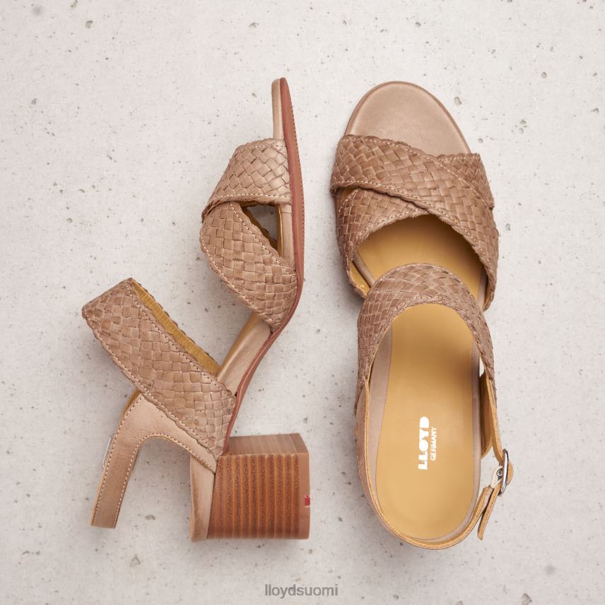 kenkiä LLOYD nahkainen sandaali beige naiset 2N8DX1217