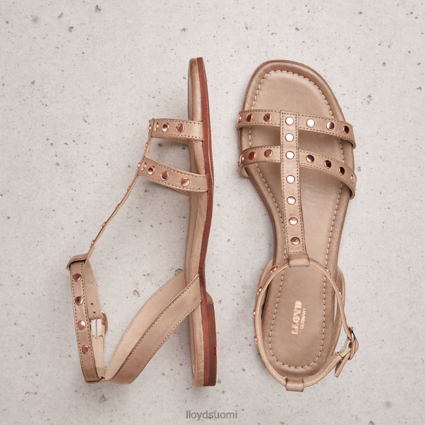 kenkiä LLOYD nahkainen sandaali beige naiset 2N8DX1238