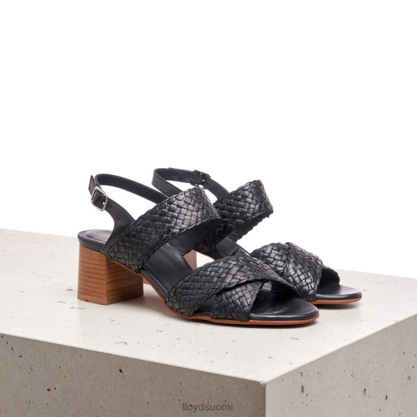 kenkiä LLOYD nahkainen sandaali musta naiset 2N8DX1201