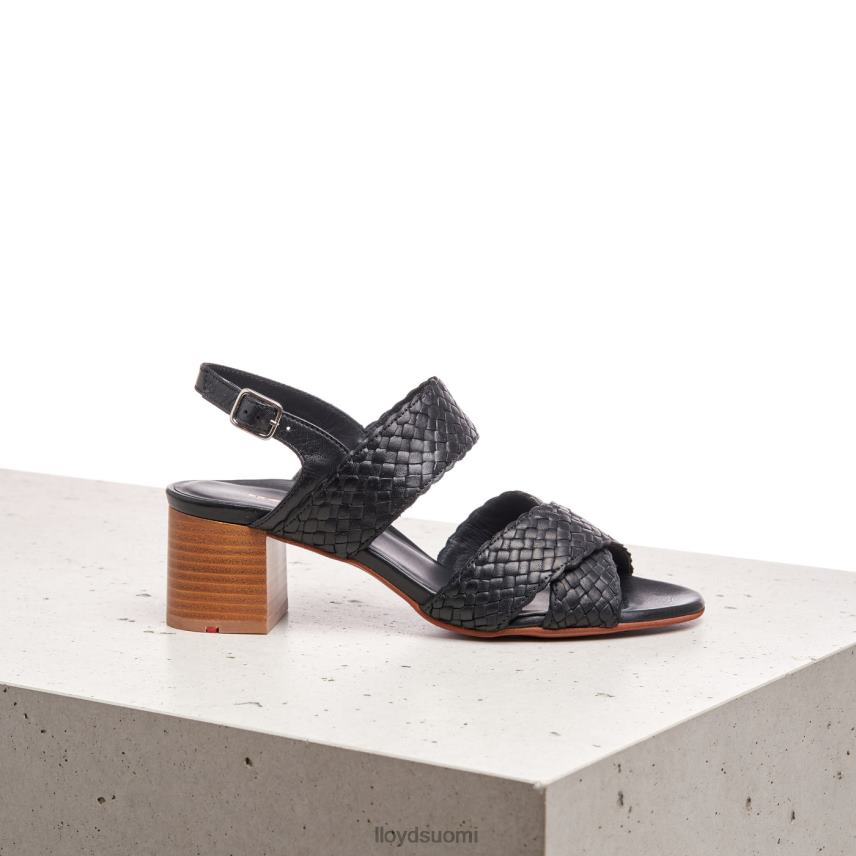 kenkiä LLOYD nahkainen sandaali musta naiset 2N8DX1201