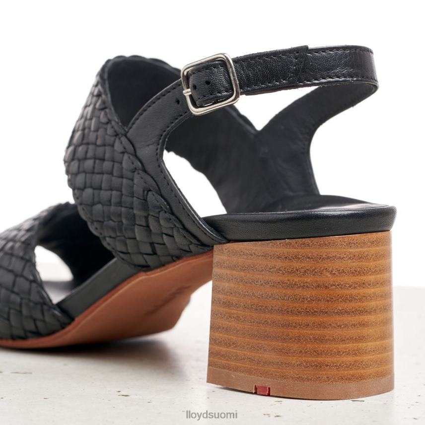 kenkiä LLOYD nahkainen sandaali musta naiset 2N8DX1201