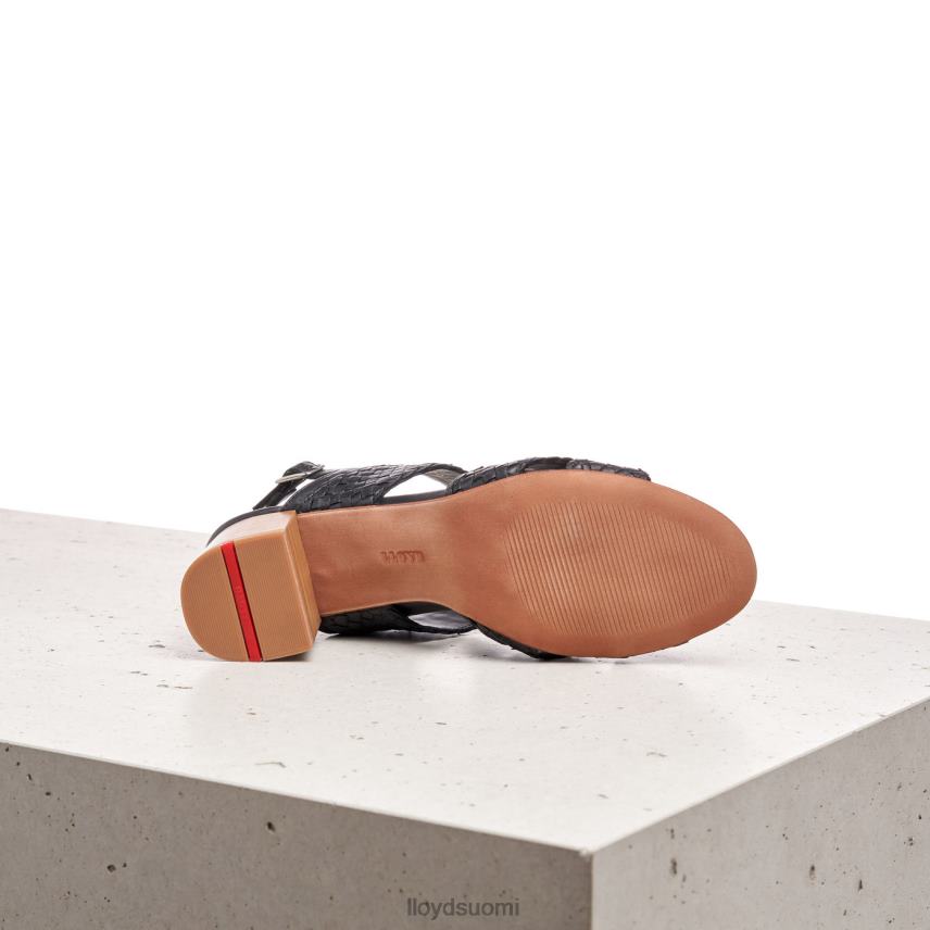 kenkiä LLOYD nahkainen sandaali musta naiset 2N8DX1201