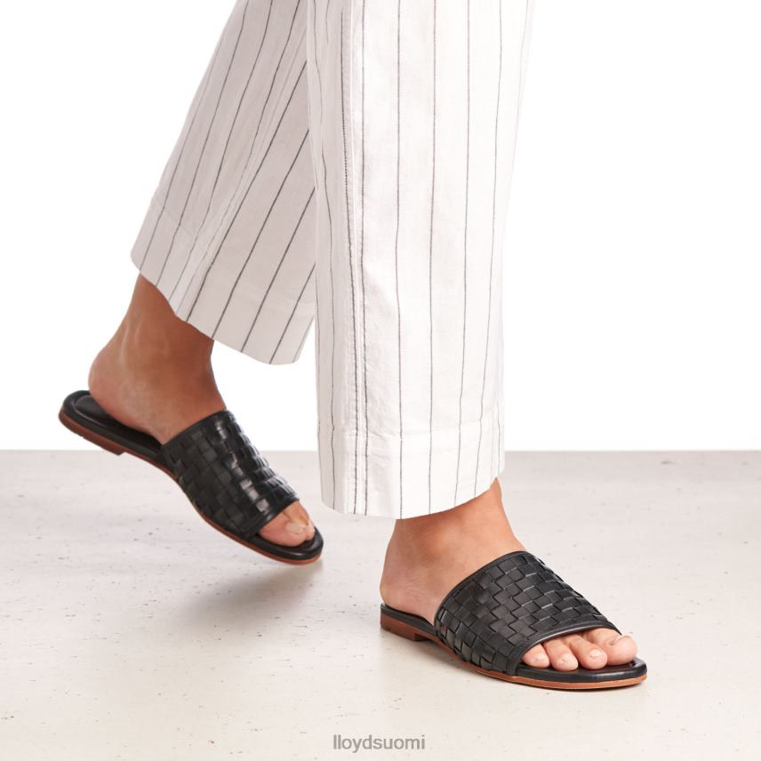 kenkiä LLOYD nahkainen sandaali musta naiset 2N8DX1230