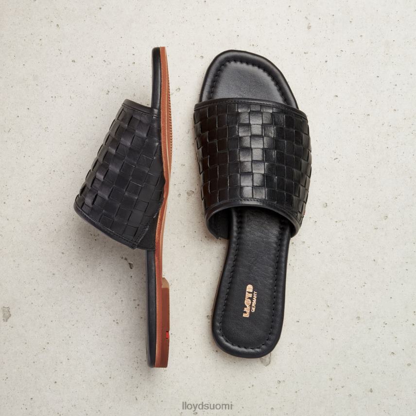 kenkiä LLOYD nahkainen sandaali musta naiset 2N8DX1230