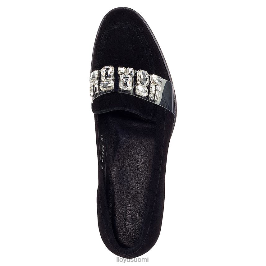 kenkiä LLOYD mokkanahkainen tohveli musta naiset 2N8DX1138
