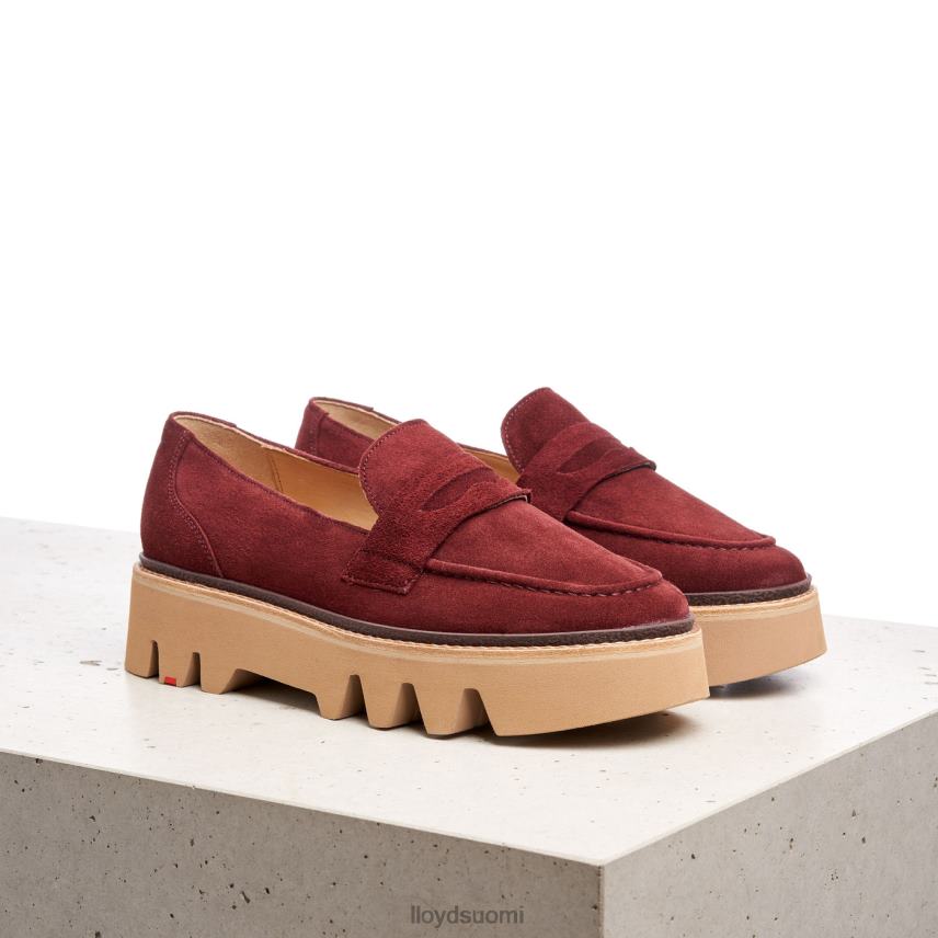 kenkiä LLOYD nahkainen slip-on tohveli punainen naiset 2N8DX1073