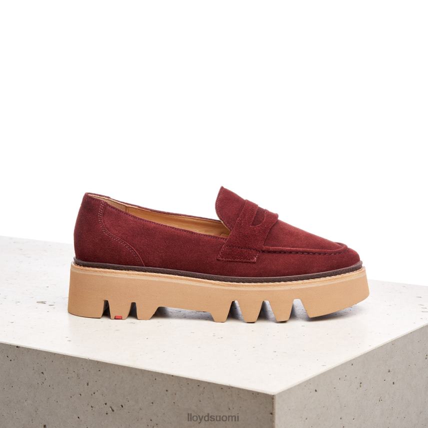 kenkiä LLOYD nahkainen slip-on tohveli punainen naiset 2N8DX1073