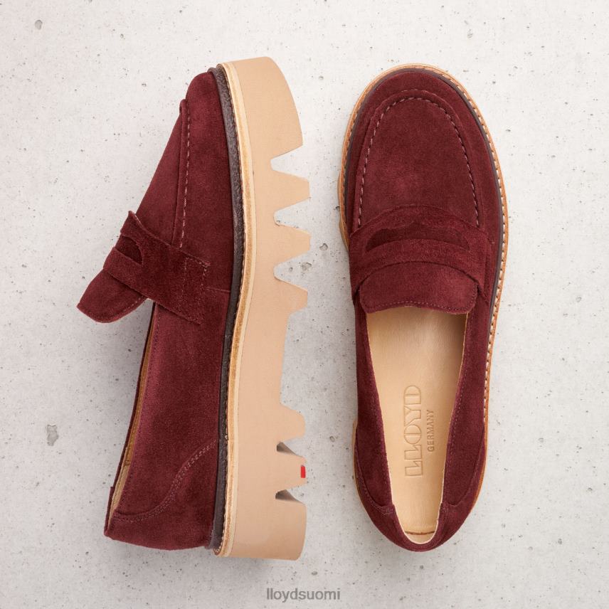 kenkiä LLOYD nahkainen slip-on tohveli punainen naiset 2N8DX1073