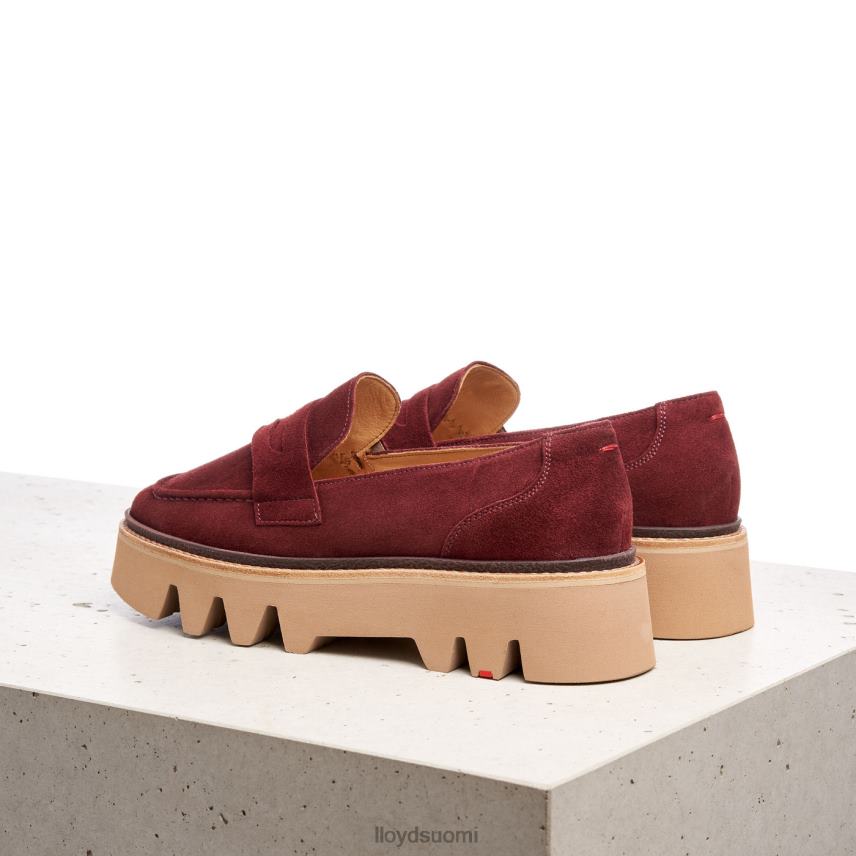 kenkiä LLOYD nahkainen slip-on tohveli punainen naiset 2N8DX1073