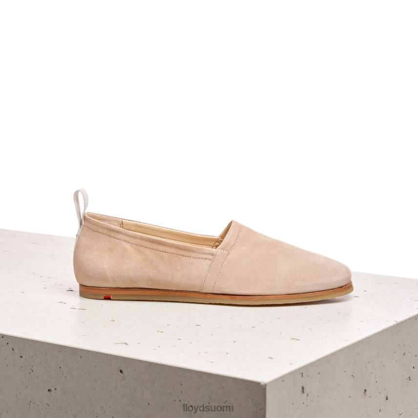kenkiä LLOYD nahkainen slip tohvelissa beige naiset 2N8DX1129