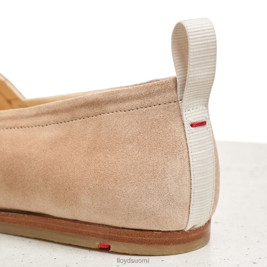 kenkiä LLOYD nahkainen slip tohvelissa beige naiset 2N8DX1129