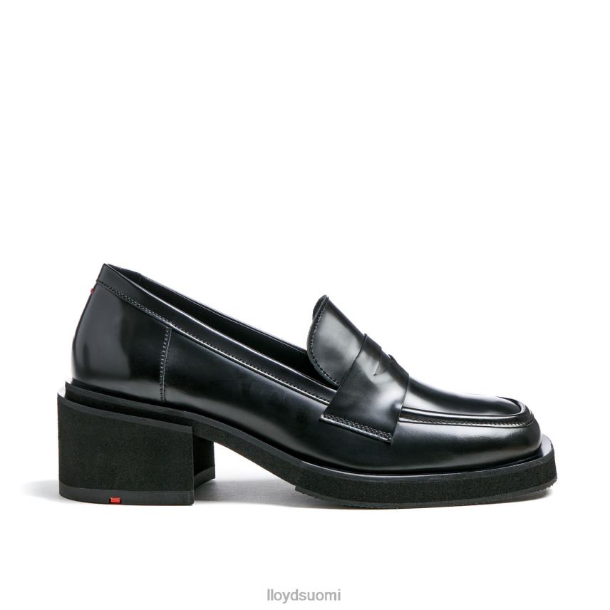 kenkiä LLOYD nahkainen slip tohvelissa musta naiset 2N8DX1113