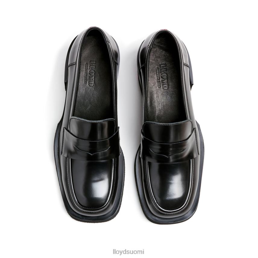 kenkiä LLOYD nahkainen slip tohvelissa musta naiset 2N8DX1113