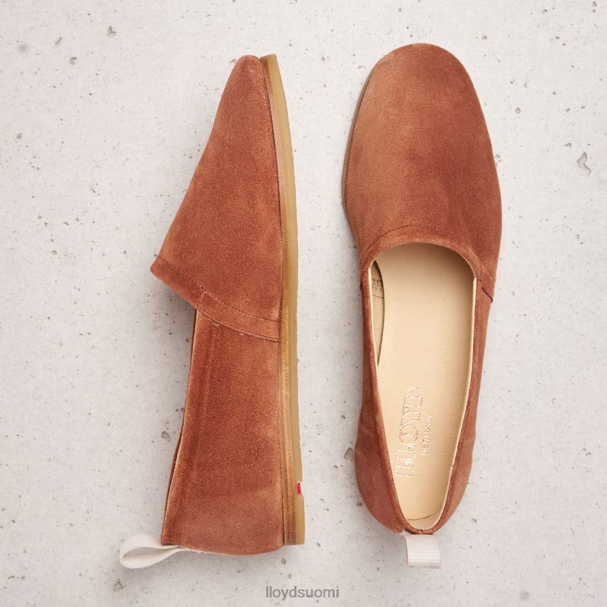 kenkiä LLOYD nahkainen slip tohvelissa ruskea naiset 2N8DX1123