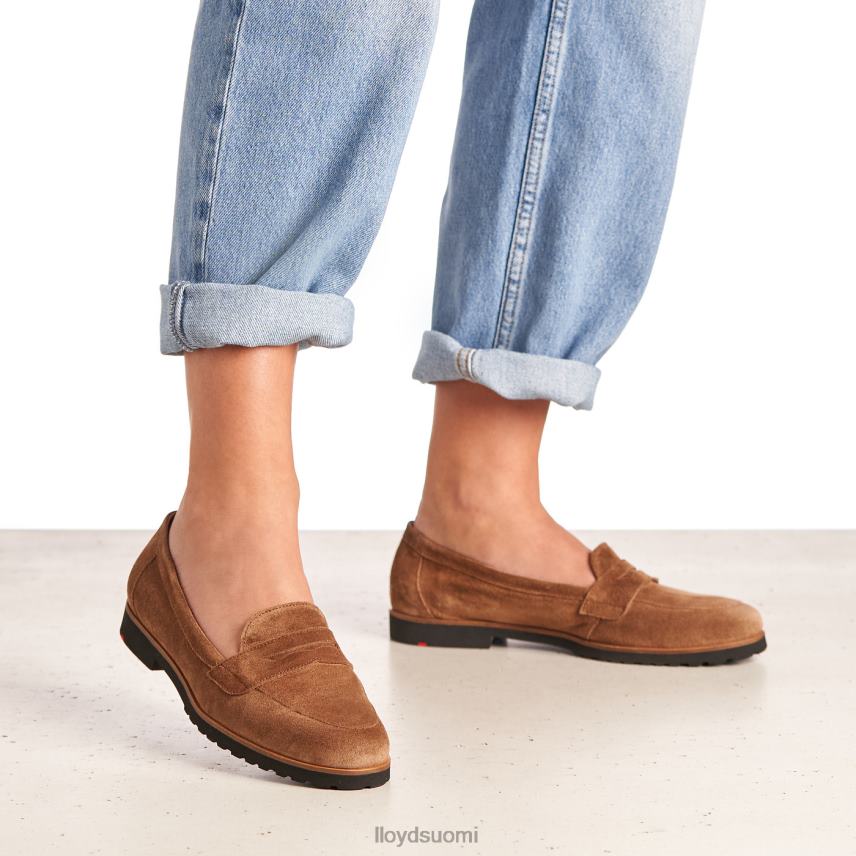 kenkiä LLOYD pukea päälle nahkainen tohveli ruskea naiset 2N8DX1148