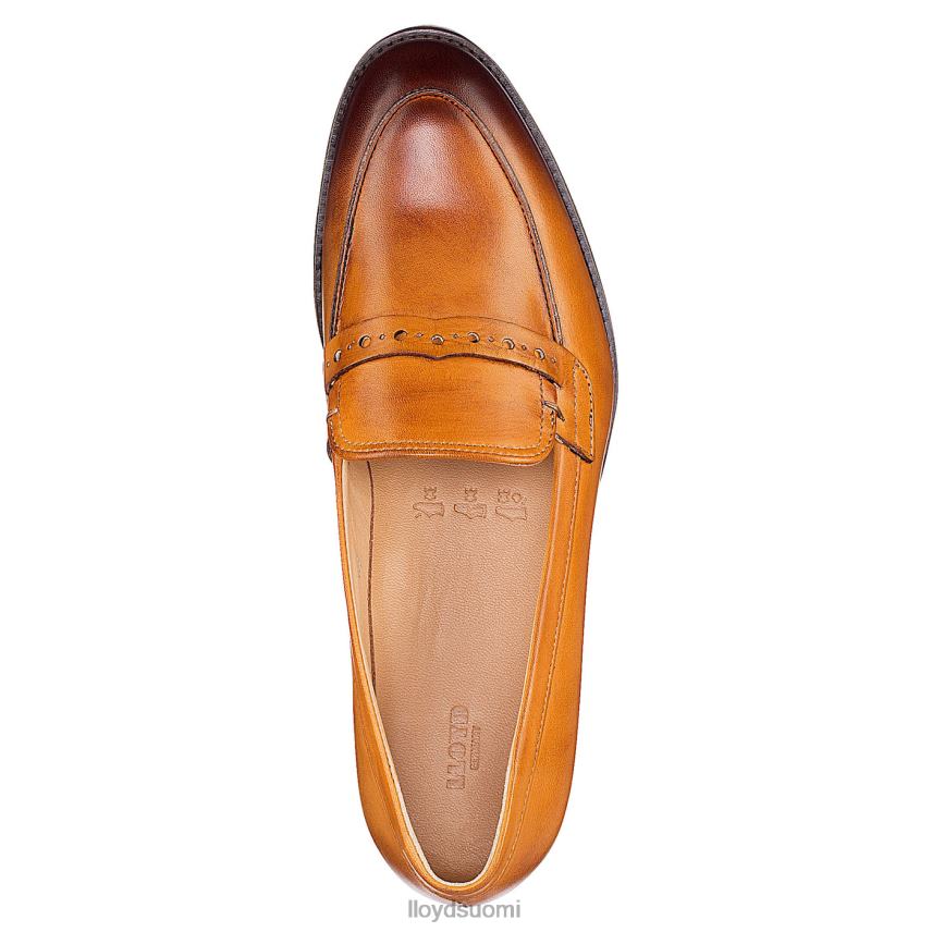 kenkiä LLOYD sileä nahkainen slip-on tohveli keltainen naiset 2N8DX1094