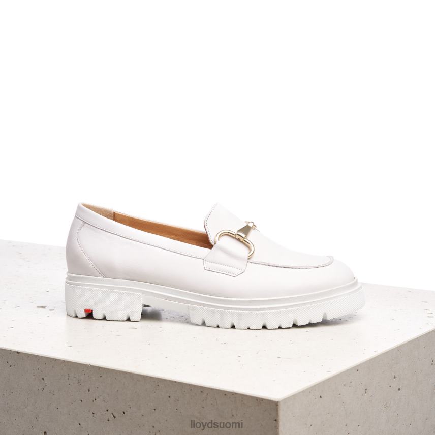 kenkiä LLOYD sileä nahkainen slip-on tohveli valkoinen naiset 2N8DX1011