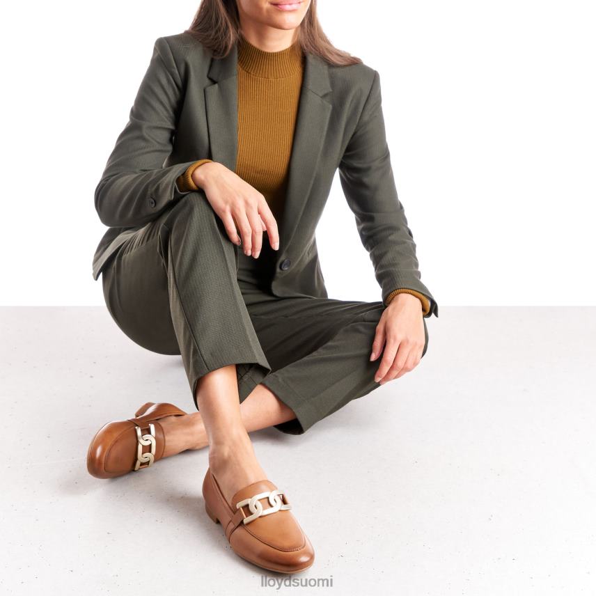 kenkiä LLOYD sileä nahkainen tohveli ruskea naiset 2N8DX1040