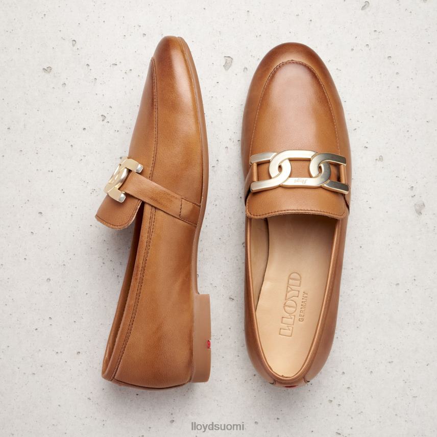 kenkiä LLOYD sileä nahkainen tohveli ruskea naiset 2N8DX1040