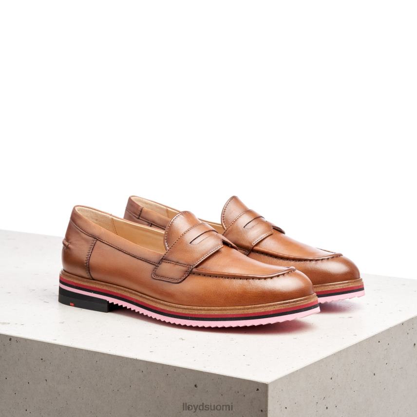 kenkiä LLOYD sileä nahkainen tohveli ruskea naiset 2N8DX1045