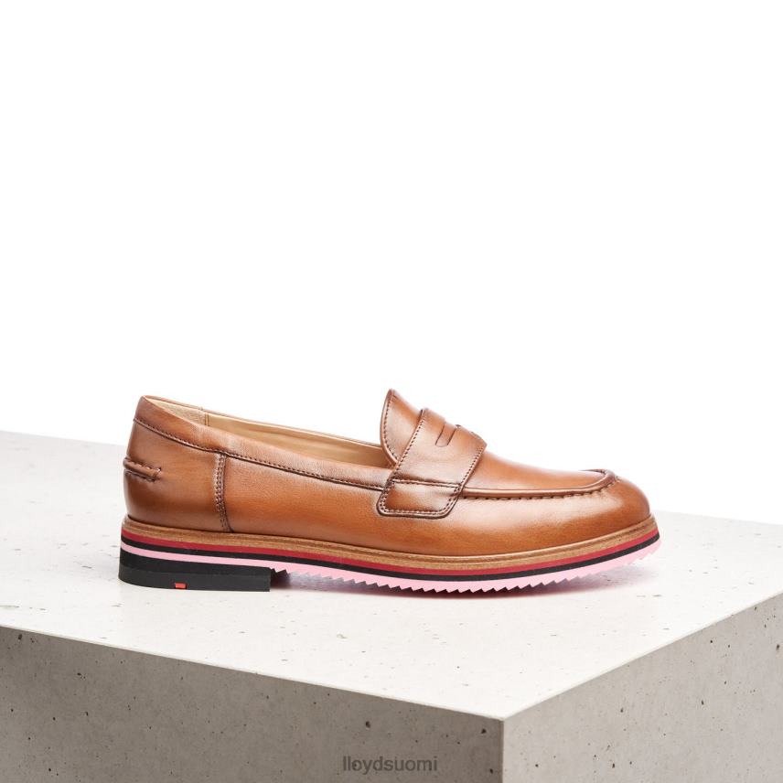 kenkiä LLOYD sileä nahkainen tohveli ruskea naiset 2N8DX1045