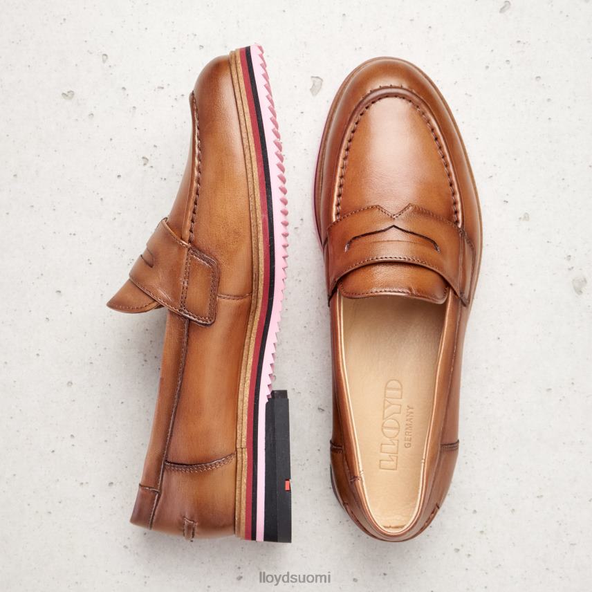 kenkiä LLOYD sileä nahkainen tohveli ruskea naiset 2N8DX1045