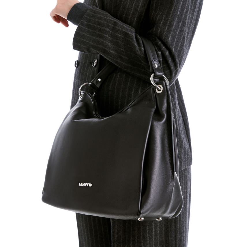 Lisätarvikkeet LLOYD hobo laukku musta naiset 2N8DX1290